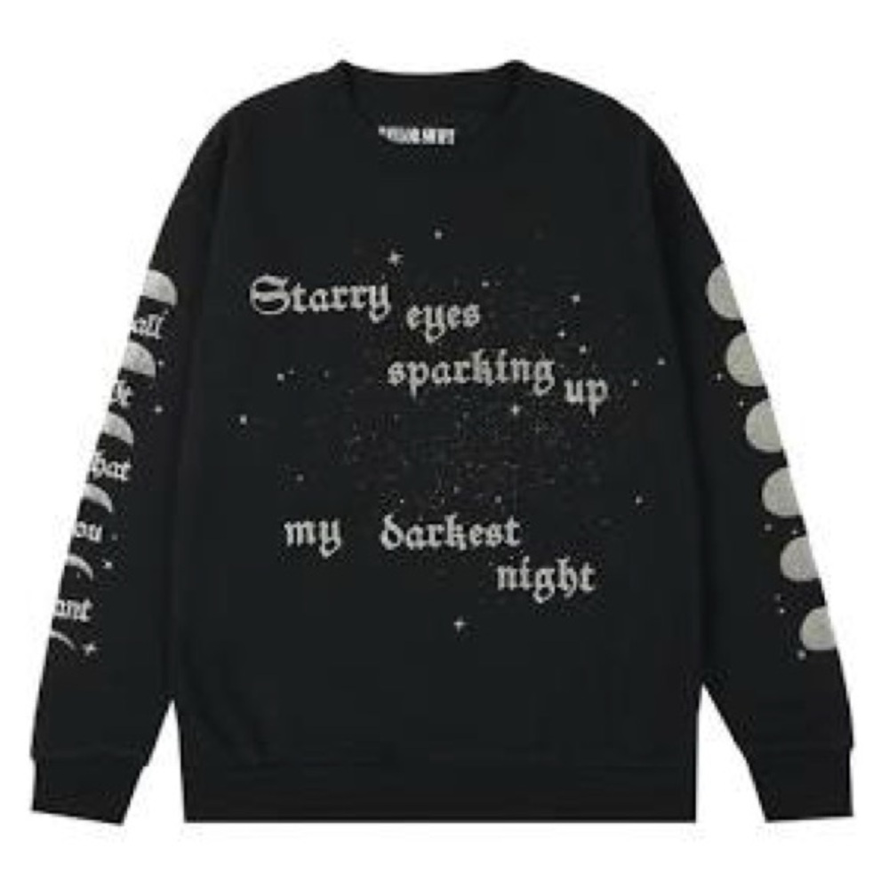 Taylor Swift Black Crewneck Sweater